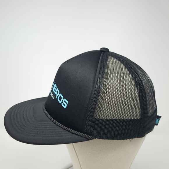 Dutch Bros Slideback Trucker Hat Black One Size Adjustable Mesh Back Rope - Picture 3 of 9